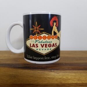 Las Vegas Ceramic Mug "Vegas Pin Up" For ABC Store Dead stock 2007 Y2K